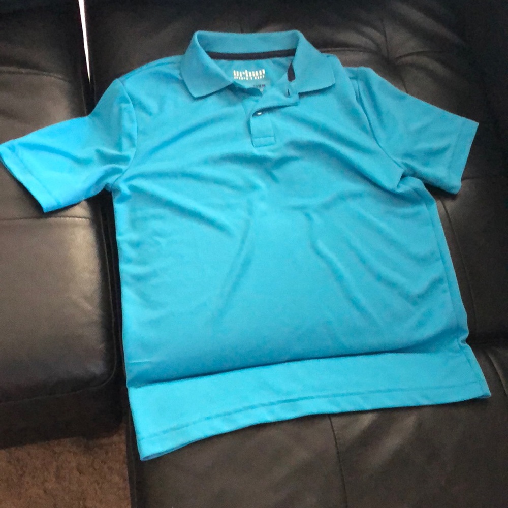 Blue polo for boys